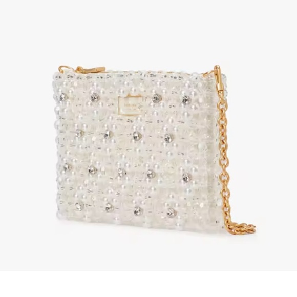 Kate Spade New York PEARL  FLOWER BEADED Mini Shoulder Bag - Picture 8 of 8